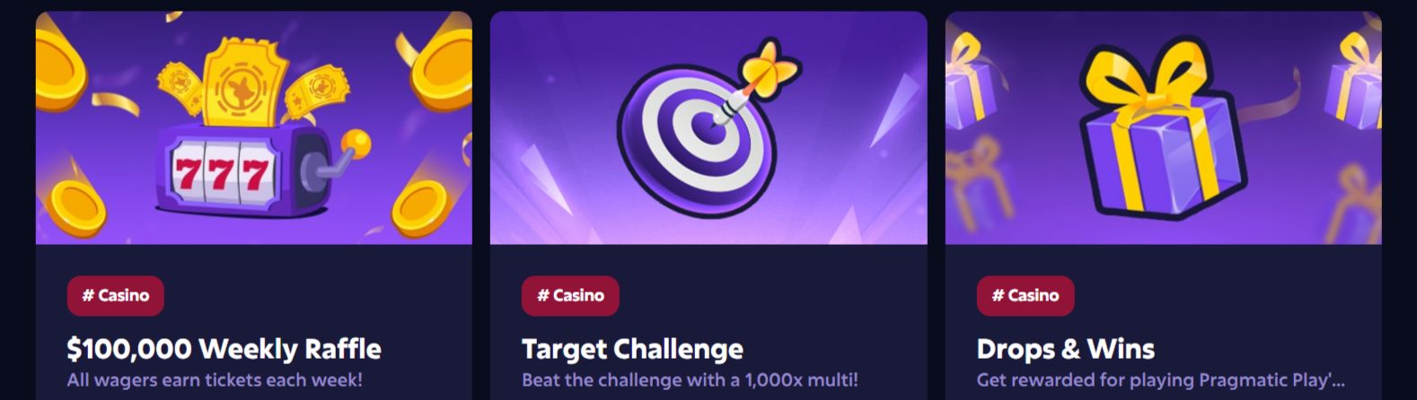 Bonusy i kody promocyjne Roobet